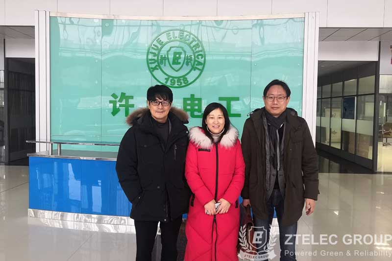 Korean customers came to ZTelec Group to visit fr4 sheet