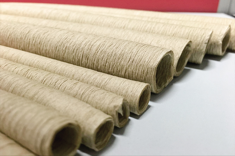 crepe paper tube